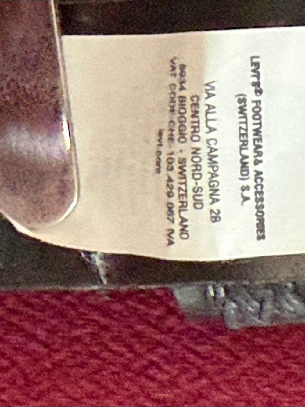 Levi's Black Leather Belt with Silver Buckle and Branded Tag